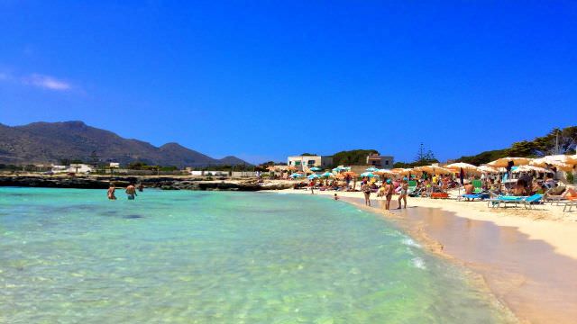 Enjoy some down time and soak in the sun at one of the many fantastic beaches of Favignana, Sicily. 